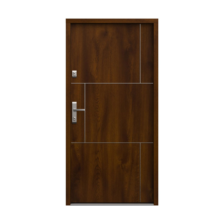 Porta d'ingresso europea in legno