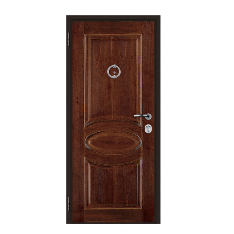 Porta in legno bifacciale in acciaio italiano