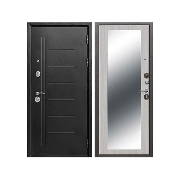 Porta di sicurezza russa in acciaio e legno