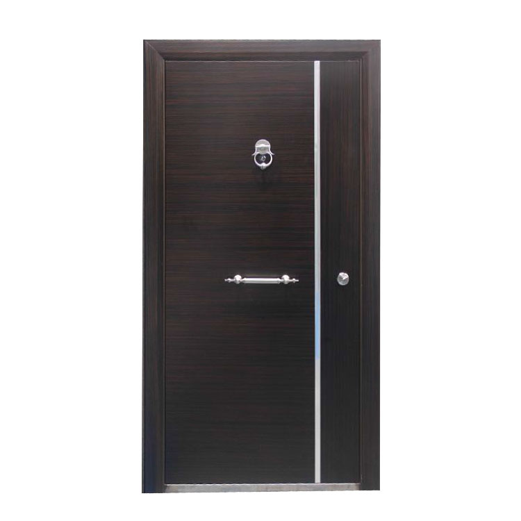 Porta di sicurezza in acciaio blindato per casa in legno in stile turco