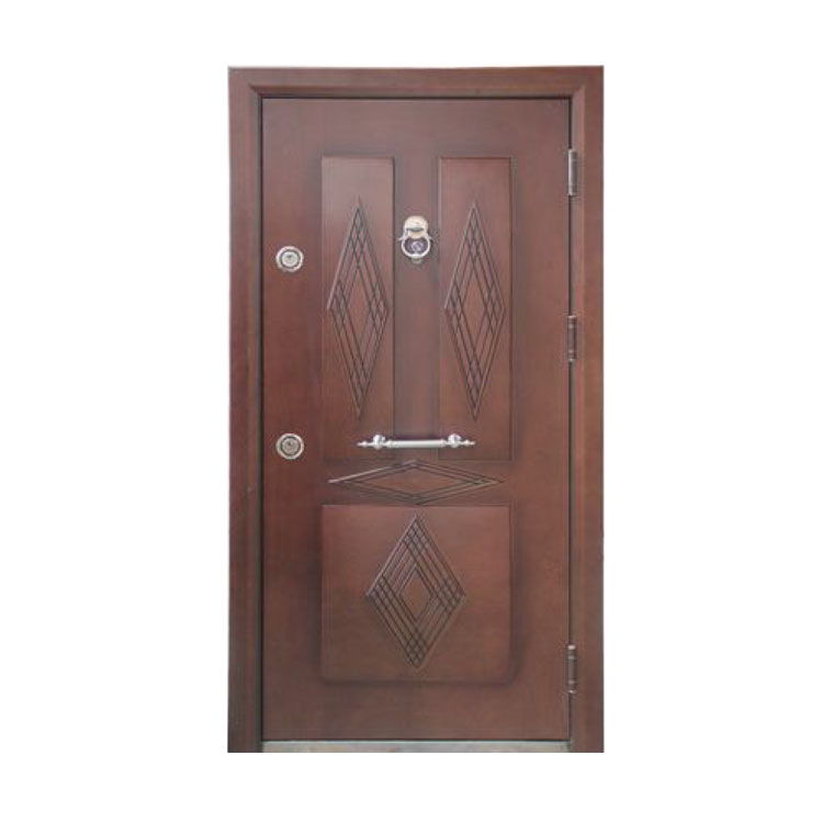 Portoncino Esterno Blindato Turco in Acciaio e Legno