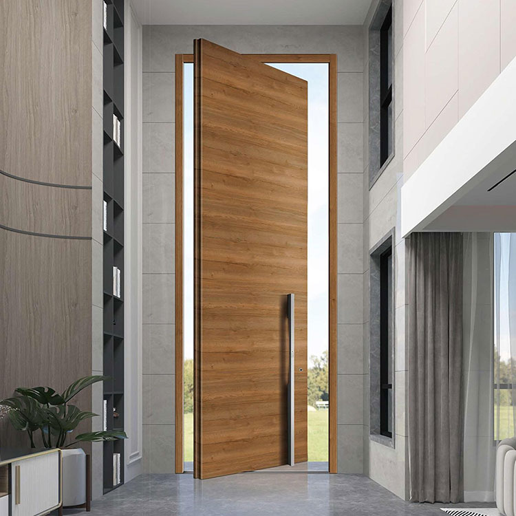 Porta girevole in MDF per ingresso principale